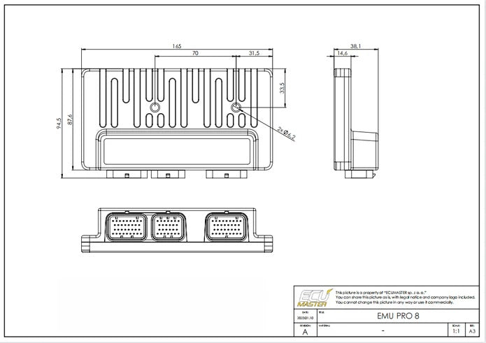 Ecumaster EMU Pro-8 ECU & Terminated Wiring Loom